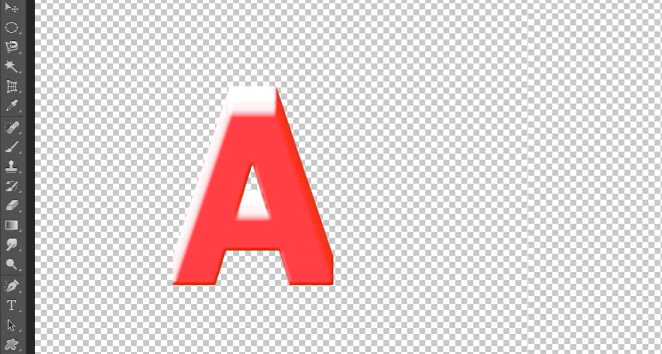 letter A after merge